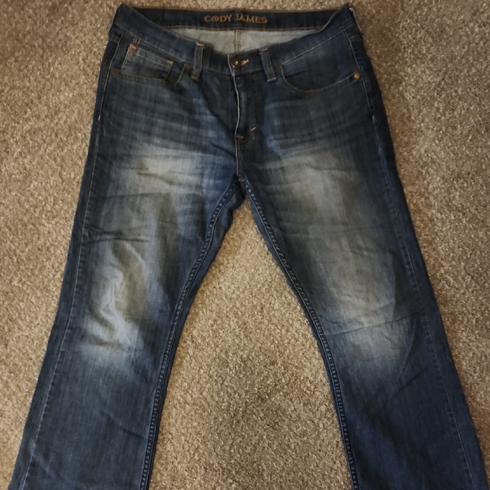 Blue Bootcut Jeans with Classic Denim Wash